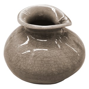 Vaso de Porcelana Marrom Ref.74295