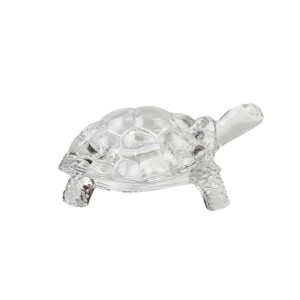 ENFEITE DE VIDRO TARTARUGA GRANDE - REF. BE4005