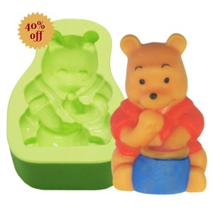 MOLDE DE SILICONE URSO FOFO - 4629
