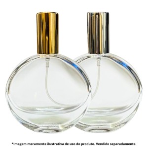 FRASCO DE VIDRO REDONDO C/ SPRAY 50ML - REF. 3201