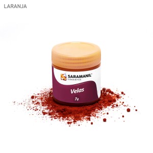 Corante P/ Velas Pó Laranja 7g Saramanil - 33002