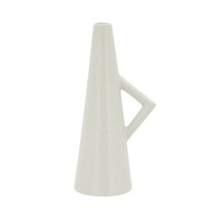 VASO CERAMICA SAONA BRANCO - REF.17707