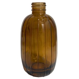 VIDRO VENEZA S/TAMPA, 220ML- AMBAR  REF. XD-150