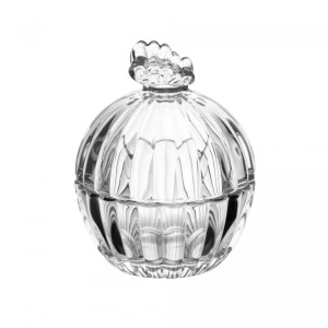 POTICHE DEC. CRISTAL DE CHUMBO BUTTERFLY 8CM X 8CM X 9,5CM- REF. 20742