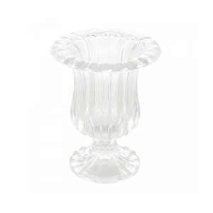 VASO C/PE DE VIDRO SODO-CALCICO RENAISSANCE 14,5X11,5CM - Ref.4370