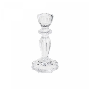 CASTIÇAL VIDRO SODO ARGOS 8X16CM - REF. 26763