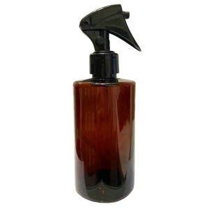 PET CILINDRICO 350ML AMBAR C/ MINI GATILHO PRETO R28/410 - UND