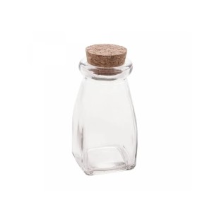 POTE DE VIDRO C/ ROLHA 120ML - Ref.1987