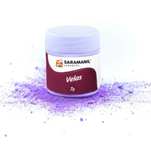 Corante P/ Velas Pó Lilas 7g Saramanil