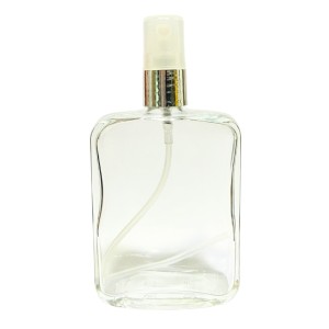 FRASCO DE VIDRO C/ VALVULA PRATA 100ML (856)